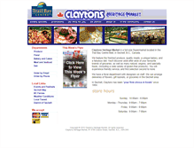 Tablet Screenshot of claytons.ca
